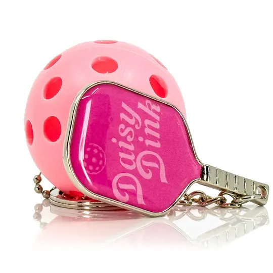 Cute Pickleball Keychain - Gift for Women Players & Bag Charm | Daisy Dink